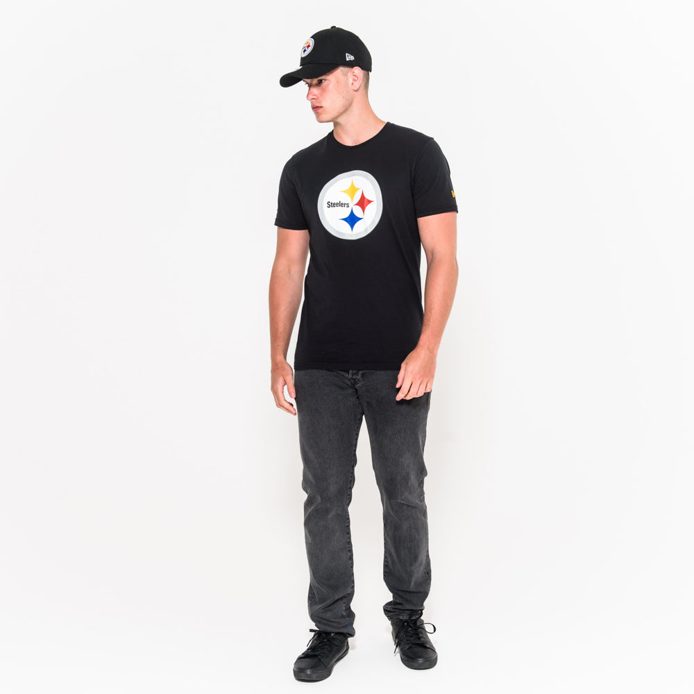 T-shirt Pittsburgh Steelers Team Logo nera