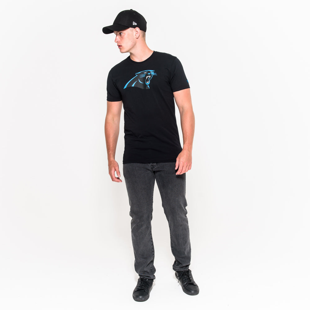 T-Shirt Carolina Panthers Team Logo Nera