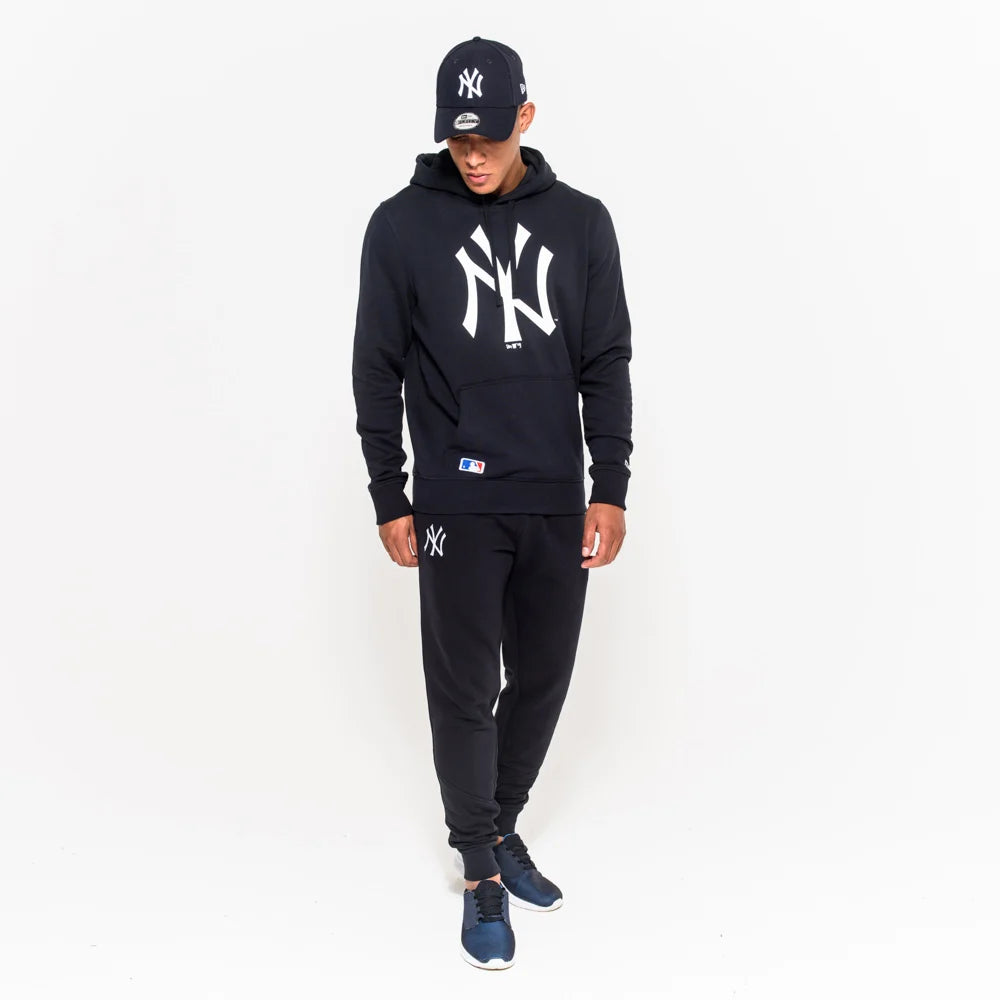 Felpa con cappuccio New York Yankees blu navy