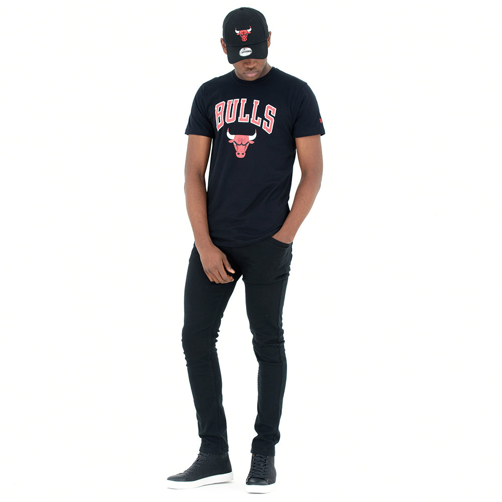 T-Shirt Chicago Bulls Nera