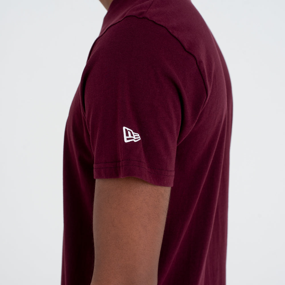 T-Shirt New York Yankees MLB Team Logo Bordeaux