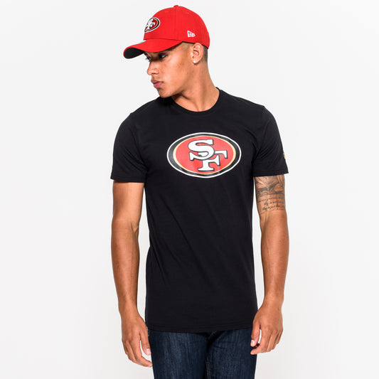 T-Shirt San Francisco 49ers Team Logo nera