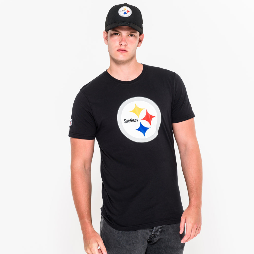 T-shirt Pittsburgh Steelers Team Logo nera