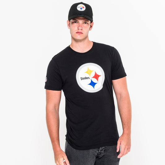 T-shirt Pittsburgh Steelers Team Logo nera