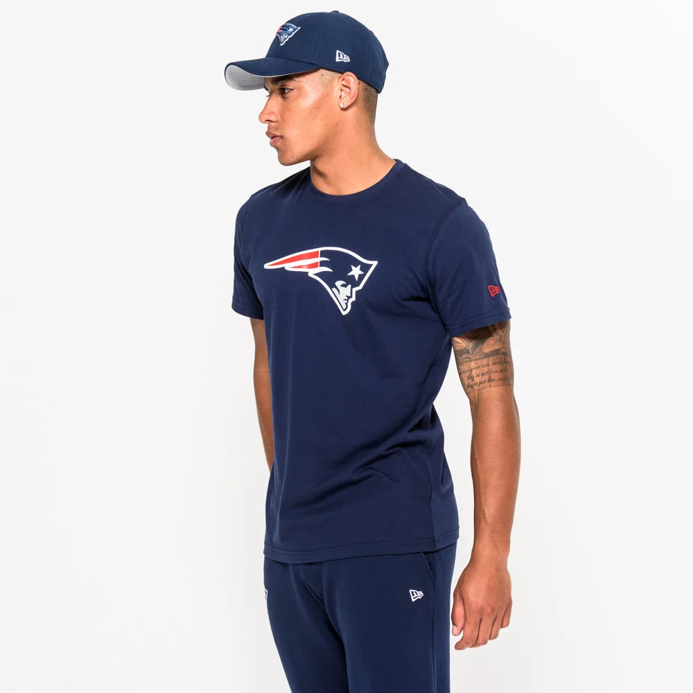 T-shirt Team Logo New England Patriots blu