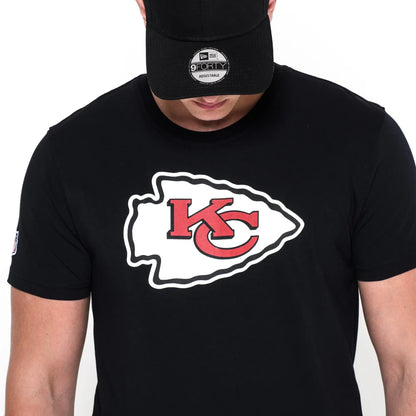 T-shirt Team Logo Kansas City Chiefs nera