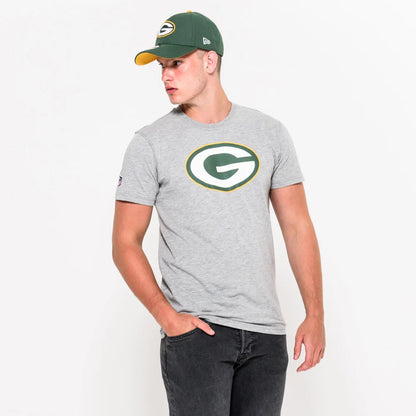 T-Shirt Green Bay Packers Team Logo Grigia