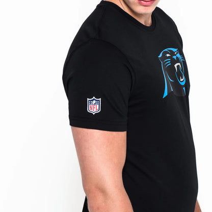 T-Shirt Carolina Panthers Team Logo Nera