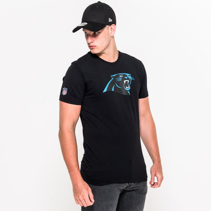 T-Shirt Carolina Panthers Team Logo Nera