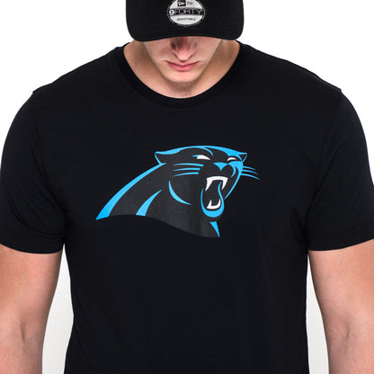 T-Shirt Carolina Panthers Team Logo Nera