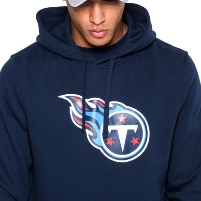 Felpa con cappuccio Tennessee Titans Team Logo blu navy