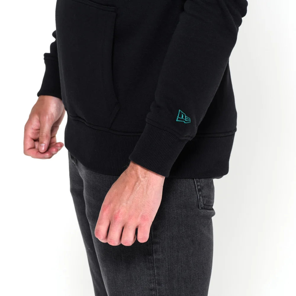 Felpa con cappuccio Philadelphia Eagles Team Logo nera