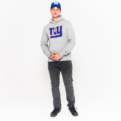 Felpa con cappuccio New York Giants Team Logo grigia