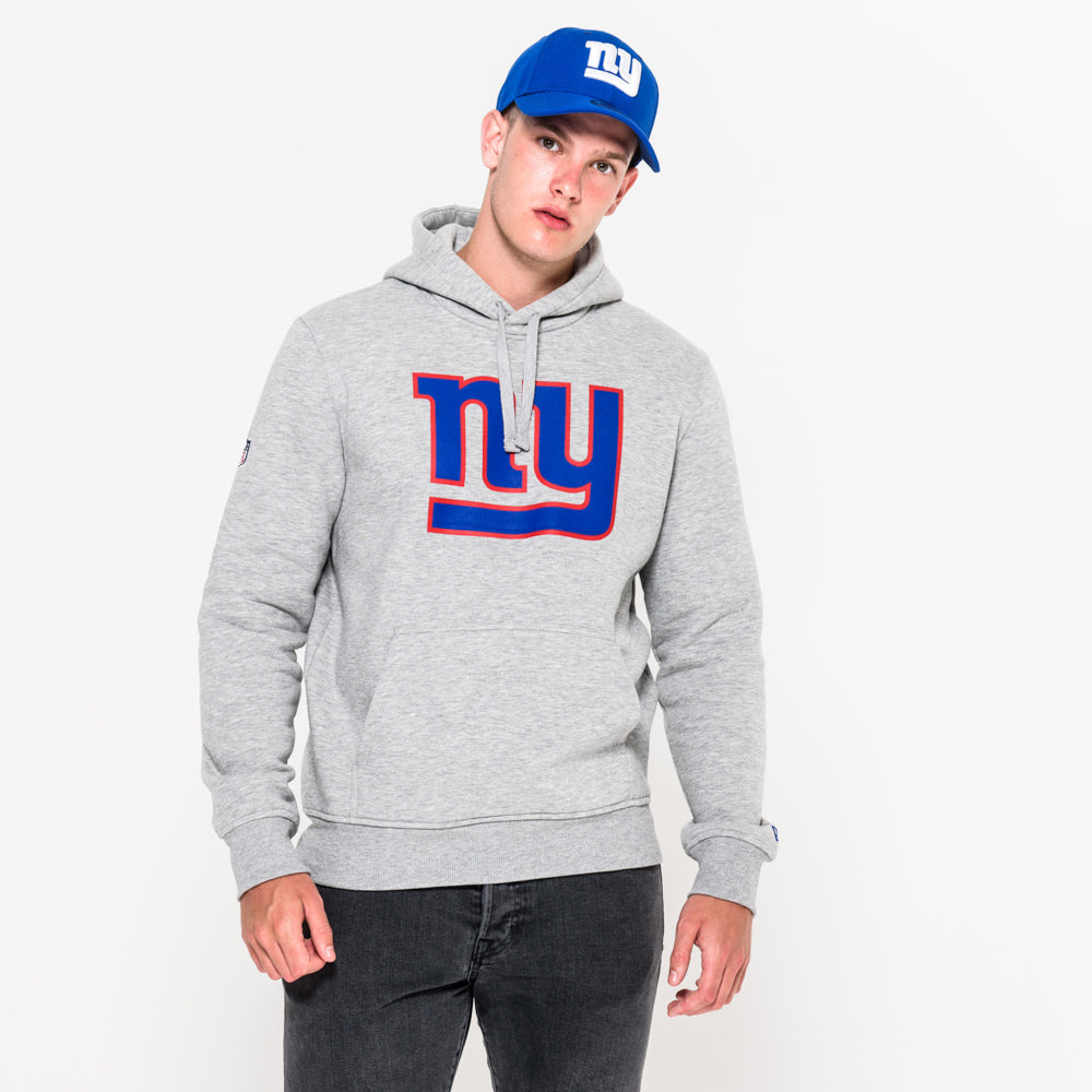 Felpa con cappuccio New York Giants Team Logo grigia