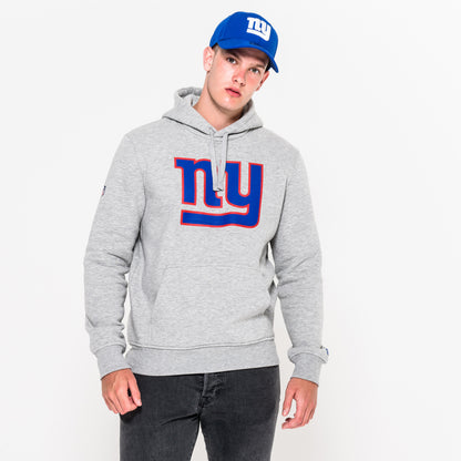 Felpa con cappuccio New York Giants Team Logo grigia