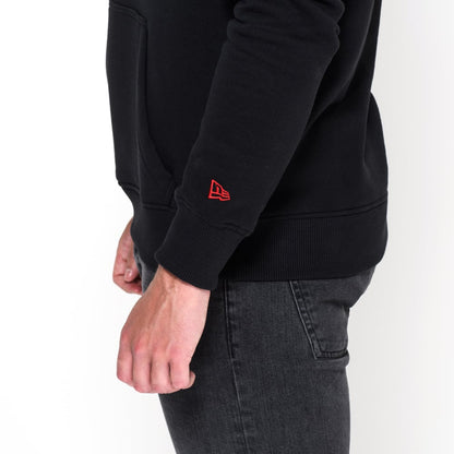 Felpa con cappuccio Kansas City Chiefs Team Logo nera