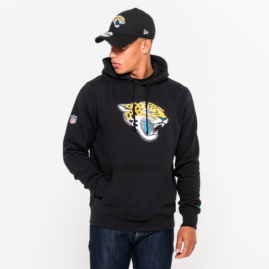 Felpa con cappuccio Jacksonville Jaguars Team Logo nera