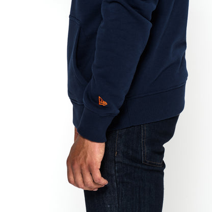Felpa con cappuccio Denver Broncos Team Logo blu navy