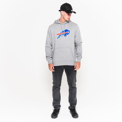 Felpa con cappuccio Buffalo Bills Team Logo grigia