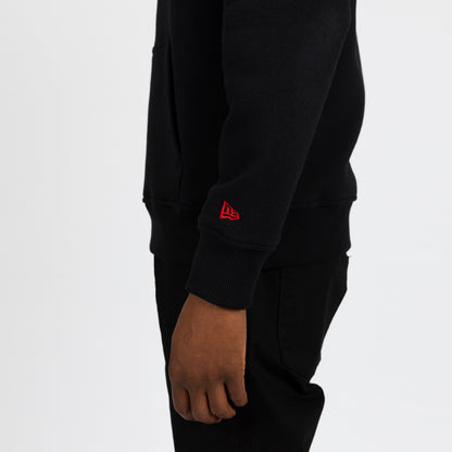 Felpa chiusa con cappuccio Team Logo Atlanta Falcons nera