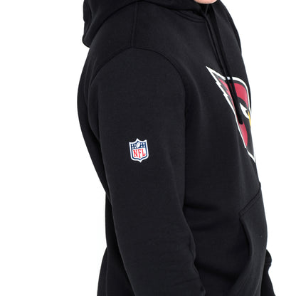 Felpa con cappuccio Arizona Cardinals Team Logo nera