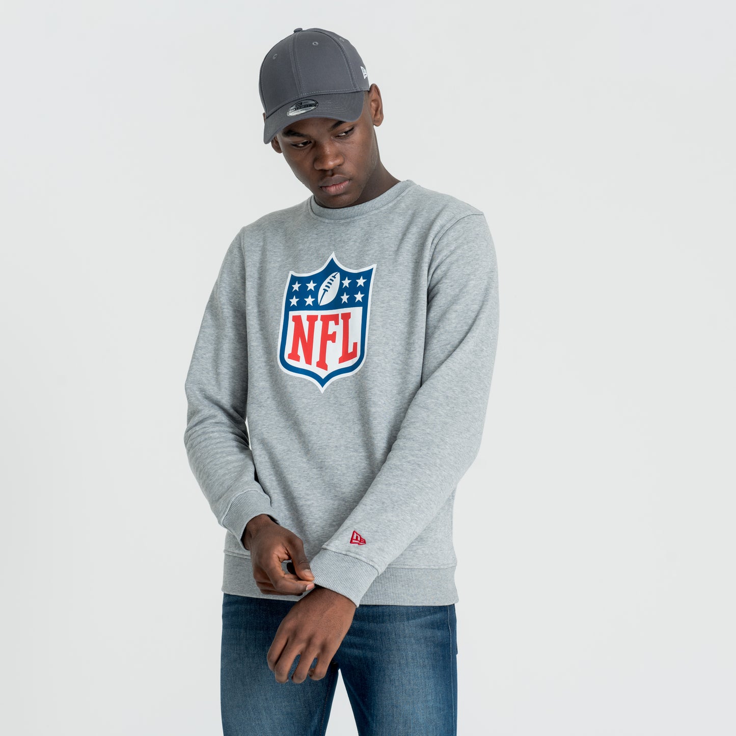 Felpa New Era NFL grigia