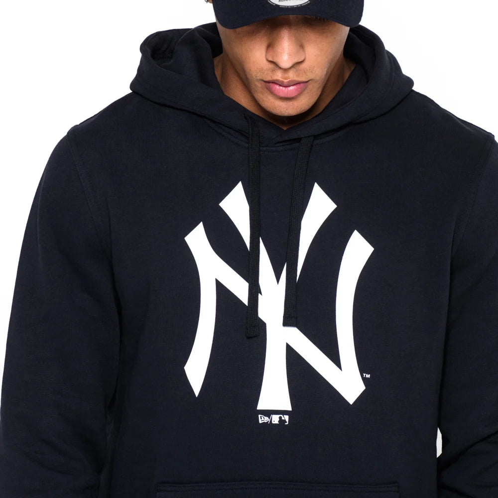 Felpa con cappuccio New York Yankees blu navy