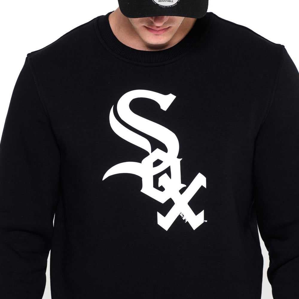Felpa girocollo Chicago White Sox nera