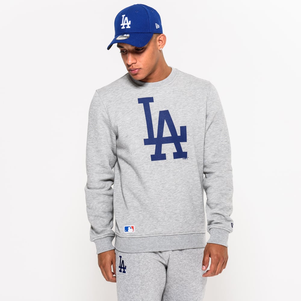 Felpa Girocollo LA Dodgers grigio