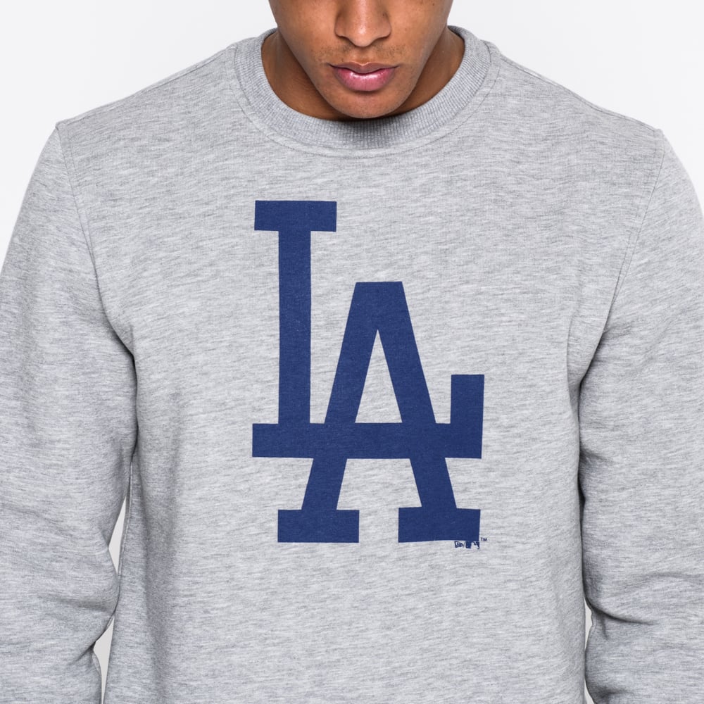Felpa Girocollo LA Dodgers grigio