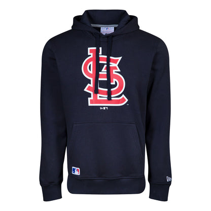 Felpa con cappuccio St. Louis Cardinals Team Logo blu navy