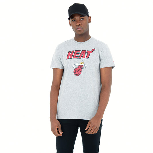 T-Shirt Miami Heat Heather Grigia
