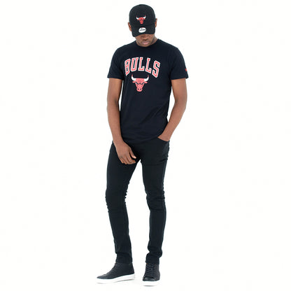 T-Shirt Chicago Bulls Nera