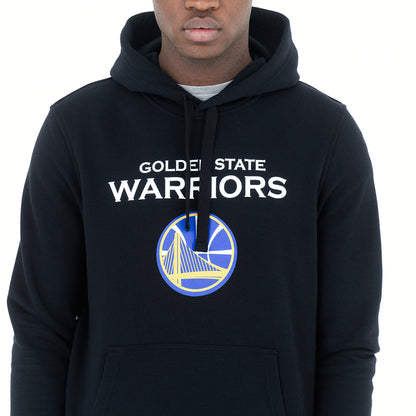Felpa con cappuccio Golden State Warriors nera