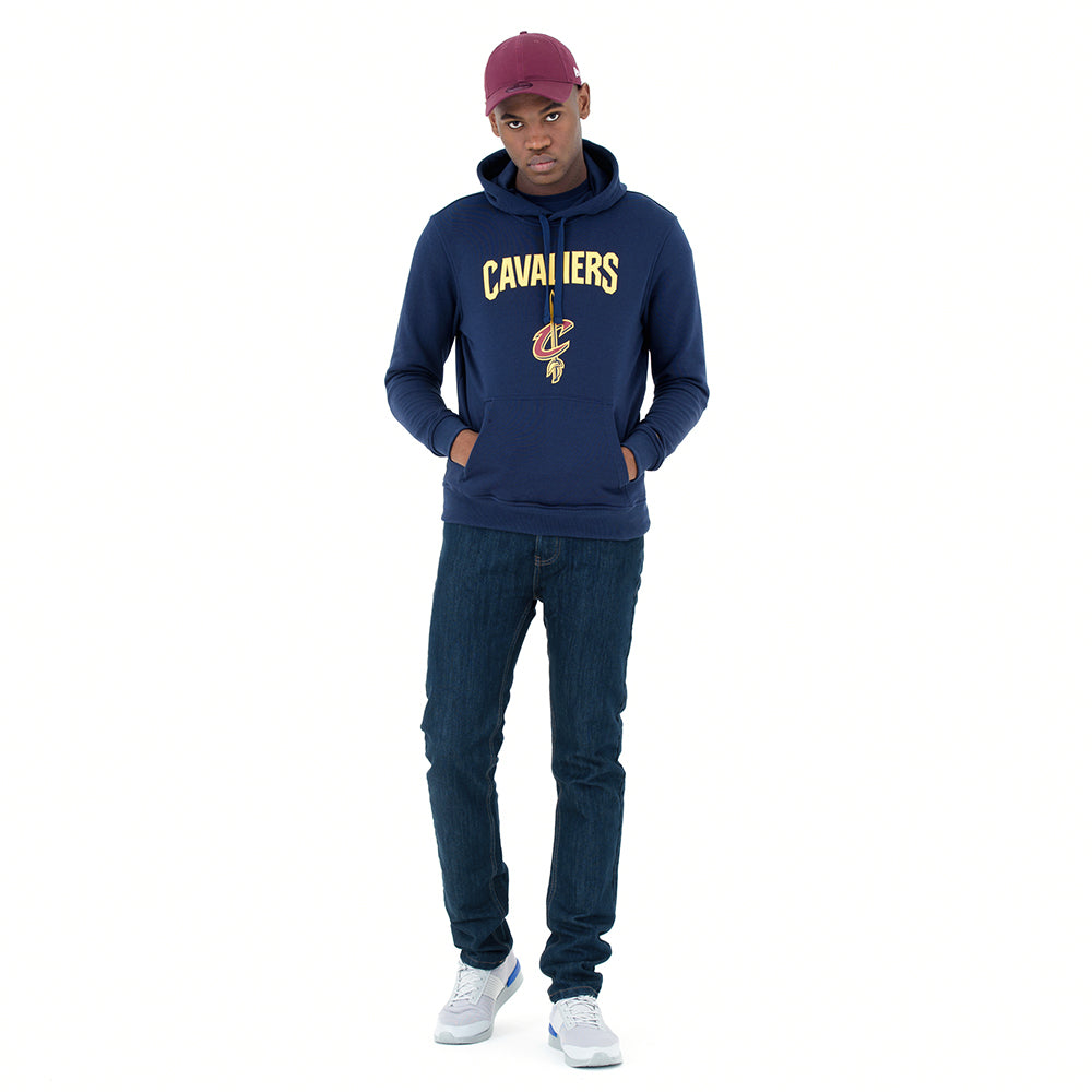 Felpa con cappuccio Cleveland Cavaliers blu