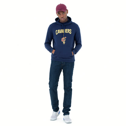Felpa con cappuccio Cleveland Cavaliers blu