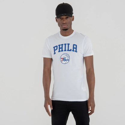 T-shirt Philadelphia 76ers Team Logo bianca