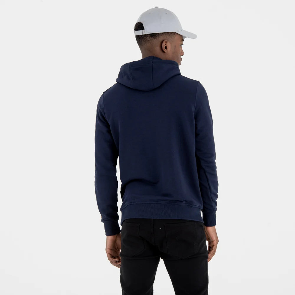 Felpa con cappuccio Utah Jazz Team Logo Blu Navy