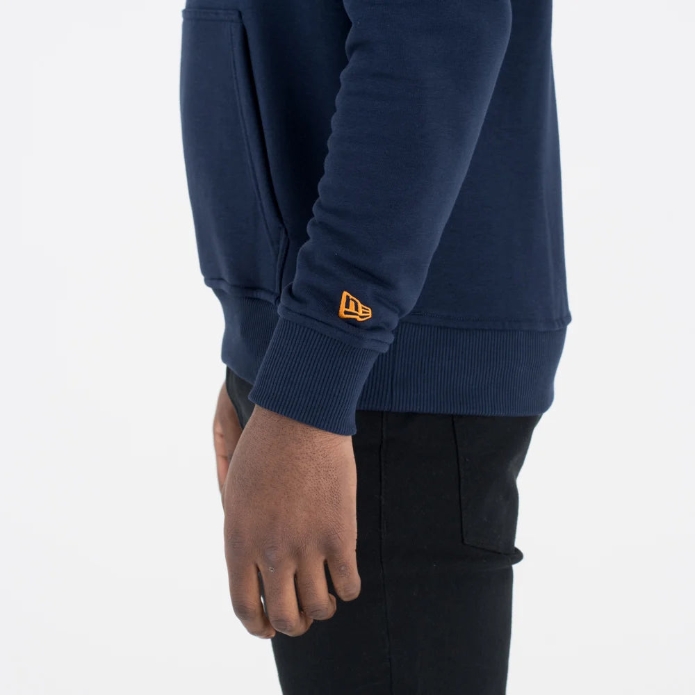Felpa con cappuccio Utah Jazz Team Logo Blu Navy