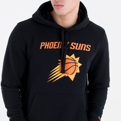 Phoenix Suns Team Logo Felpa nera con cappuccio