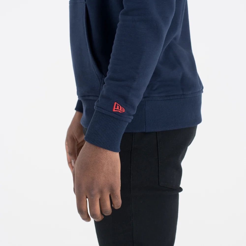 Felpa con cappuccio Oklahoma City Thunder Team Logo Blu Navy