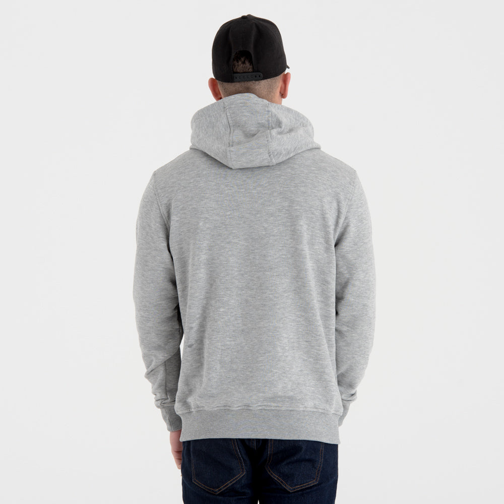 Felpa con cappuccio Milwaukee Bucks Team Logo grigia