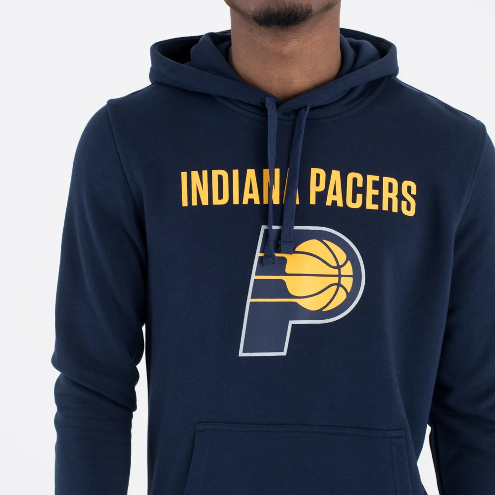 Felpa con cappuccio Indiana Pacers NBA Team Logo Blu Navy