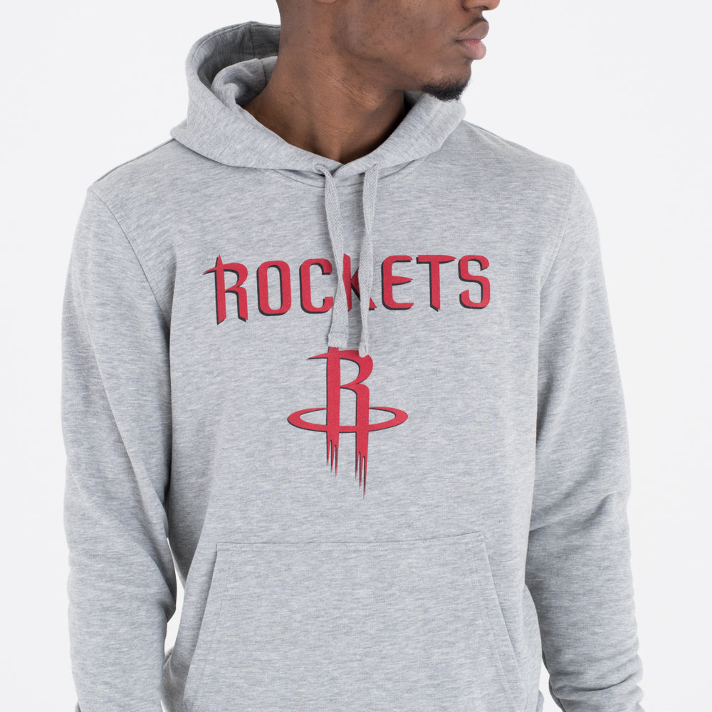 Felpa con cappuccio Houston Rockets Team Logo Grigia