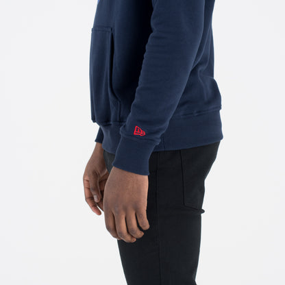Felpa con cappuccio Detroit Pistons Team Logo Blu Navy