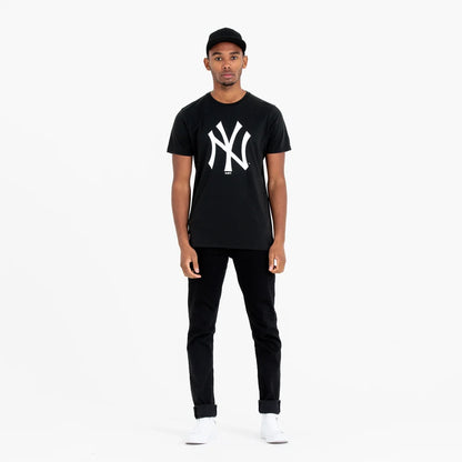 T-Shirt New York Yankees Team Logo Nera