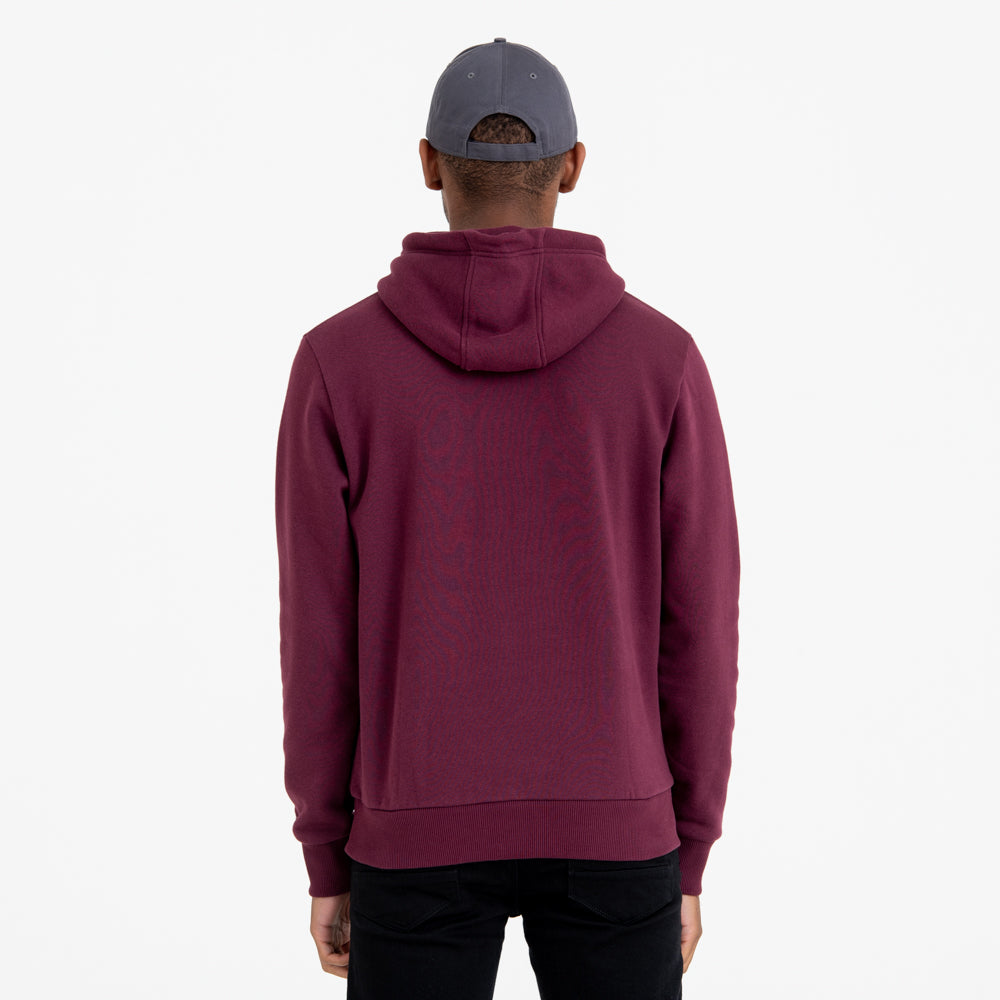 Felpa con cappuccio New York Yankees Team Logo Bordeaux