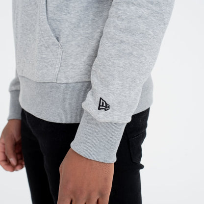 Felpa con cappuccio New York Yankees Team Logo grigia