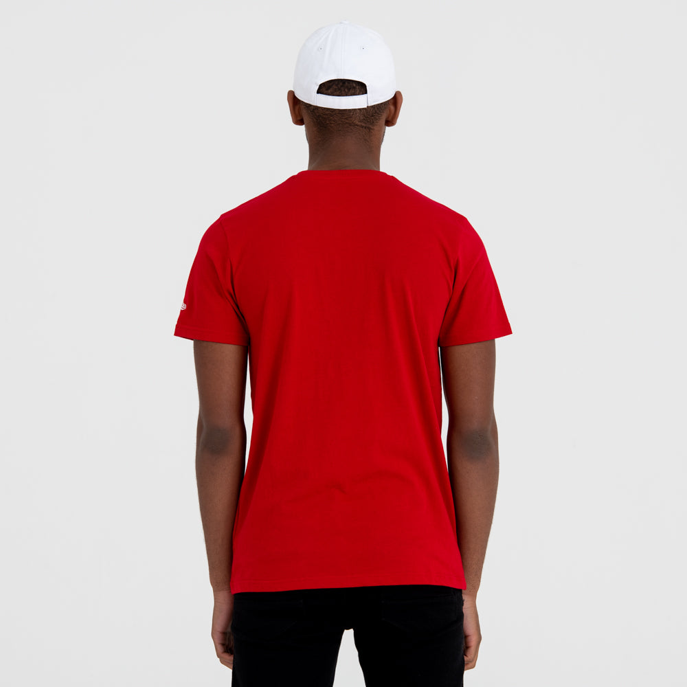 T-Shirt New York Yankees Team Logo Rossa