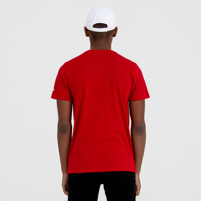 T-Shirt New York Yankees Team Logo Rossa